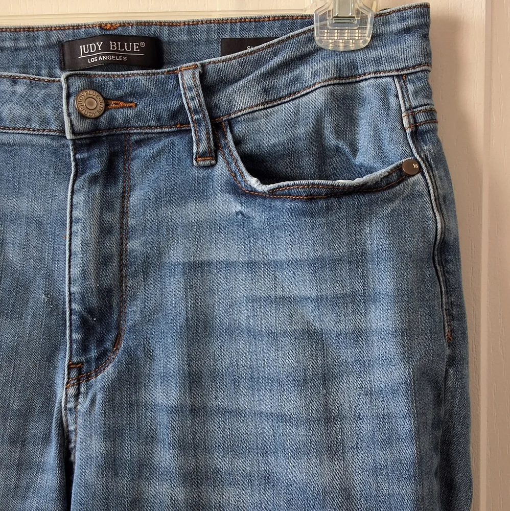 Judy Blue Size‎ 30 Slim Fit Straight Leg Jeans Light Wash Minimalist Classic